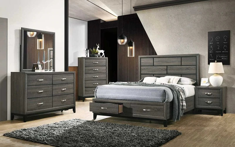 Night Stand - Washed Grey