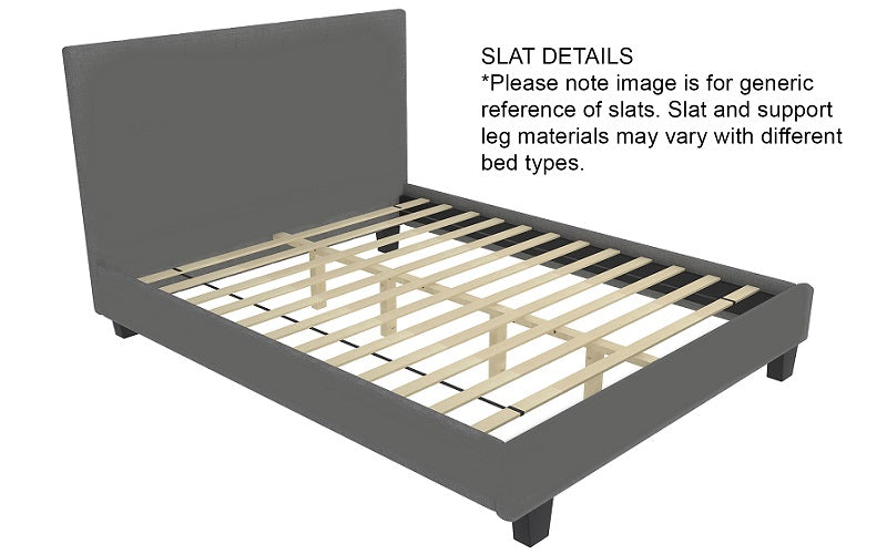 Platform Bed with Velvet Fabric Deep Tufted and Chrome Legs - Grey
