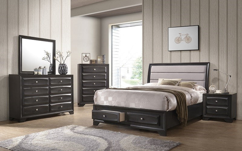 Night Stand - Antique Cappuccino Grey
