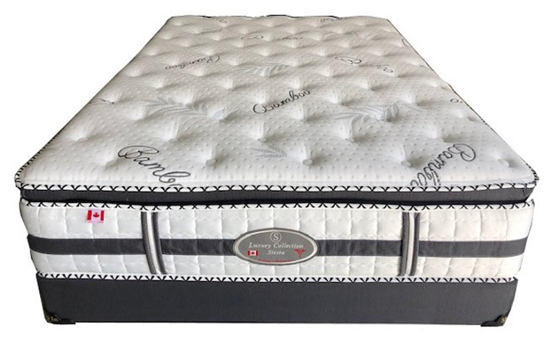 Orthopedic Pillow Top Tri-Zoned Pocket Coil Mattress - Siesta Plush (Made in Canada)