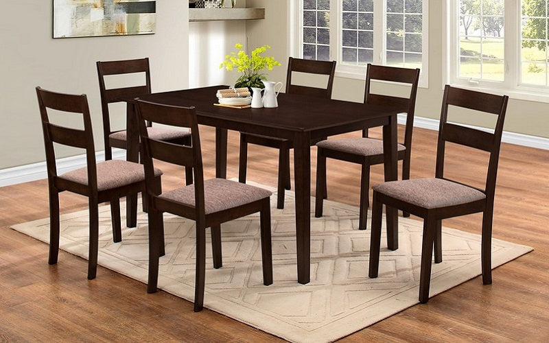 Kitchen Set with Solid Wood - 5 pc or 7 pc - Espresso