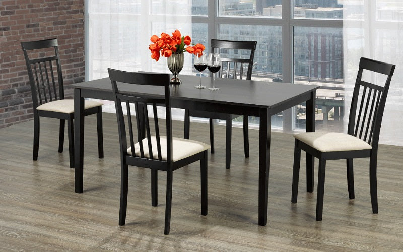 Kitchen Set with Solid Wood - 5 pc or 7 pc - Espresso