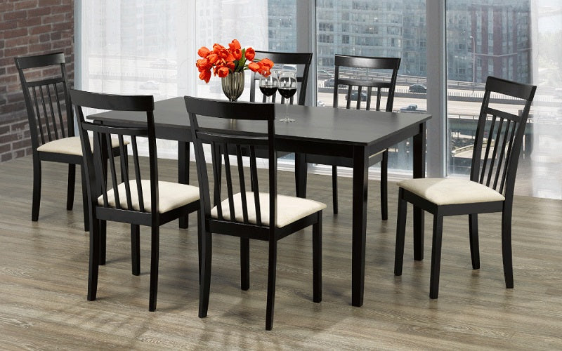 Kitchen Set with Solid Wood - 5 pc or 7 pc - Espresso