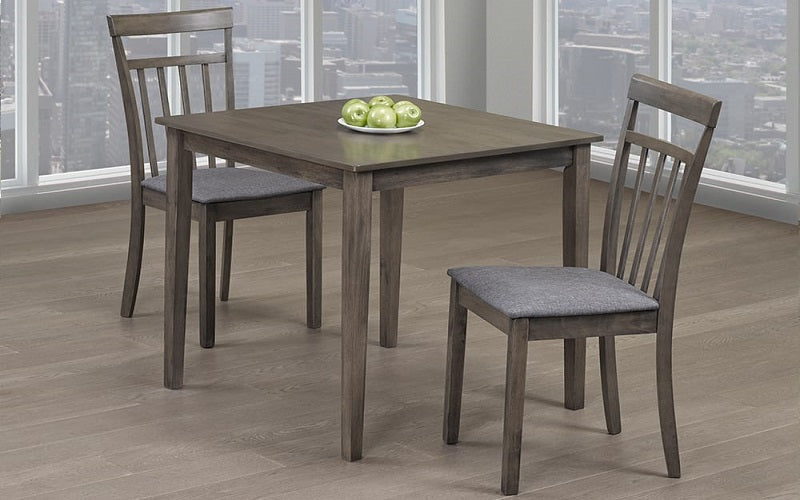 Kitchen Set with Square Top - 3 pc - Grey