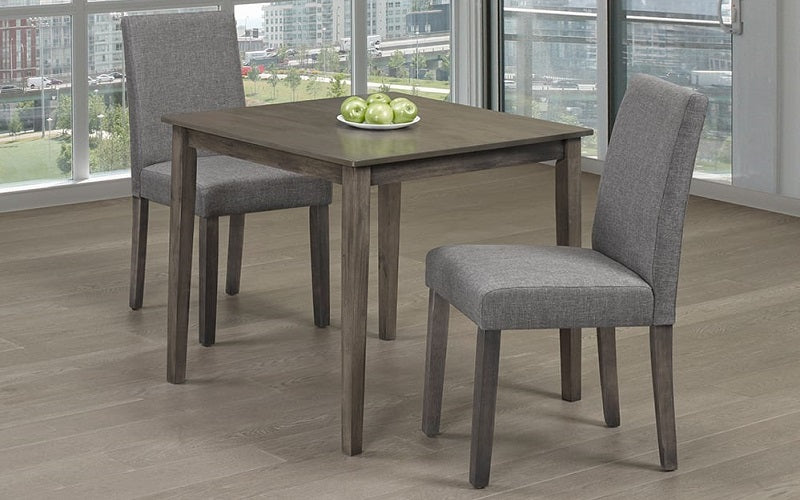 Kitchen Set with Square Top - 3 pc - Grey